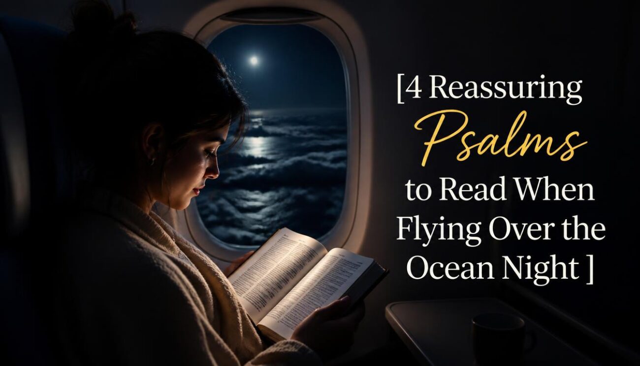 4 Reassuring Psalms to Read When Flying Over the Ocean Night