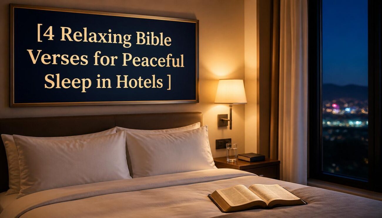 4 Relaxing Bible Verses for Peaceful Sleep in Hotels