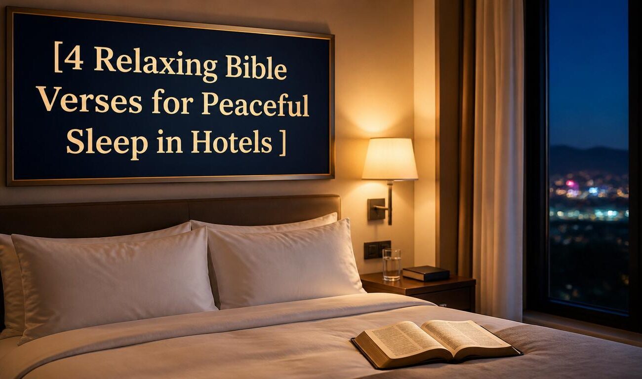 4 Relaxing Bible Verses for Peaceful Sleep in Hotels 