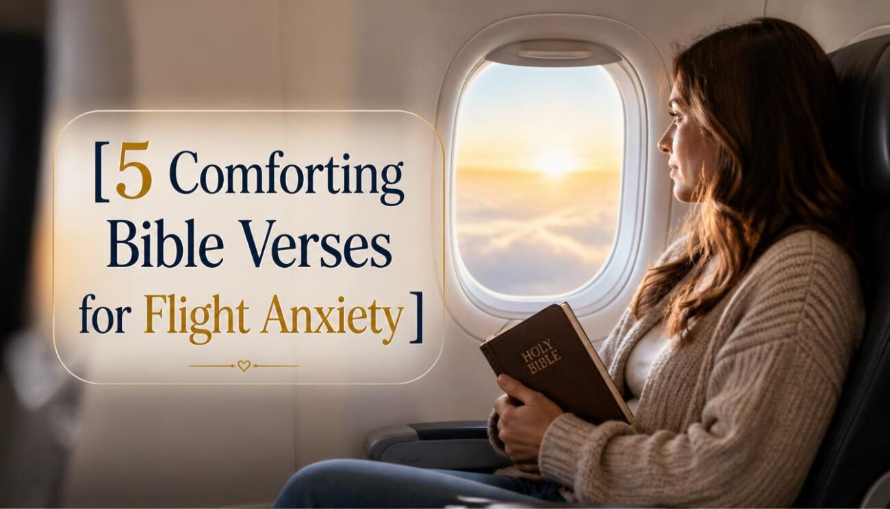 5 Comforting Bible Verses for Flight Anxiety