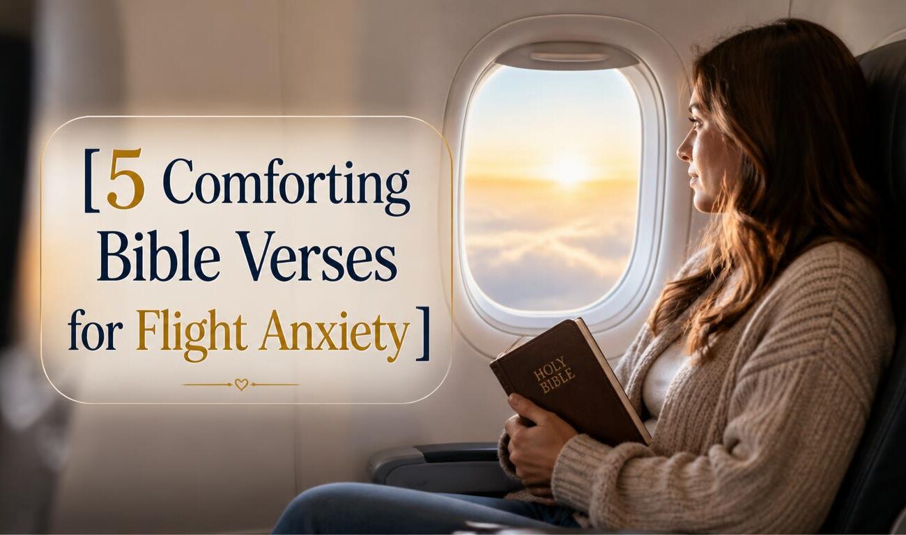 5 Comforting Bible Verses for Flight Anxiety