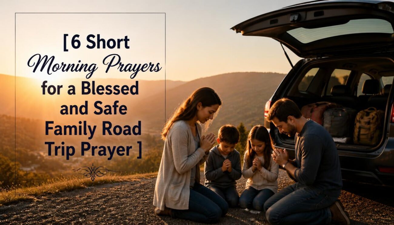 6 Short Morning Prayers for a Blessed and Safe Family Road Trip Prayer