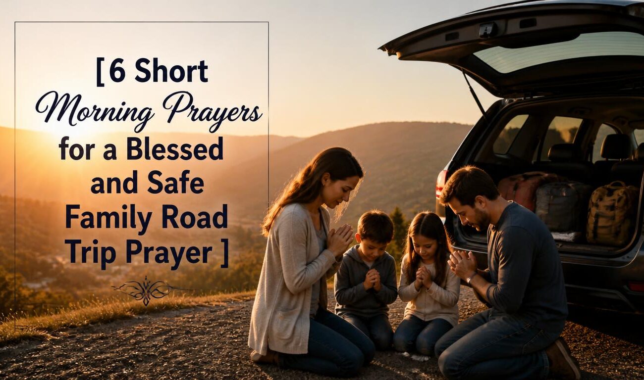 6 Short Morning Prayers for a Blessed and Safe Family Road Trip Prayer