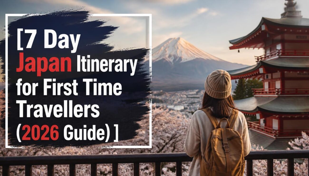 7 Day Japan Itinerary for First Time Travellers (2026 Guide)