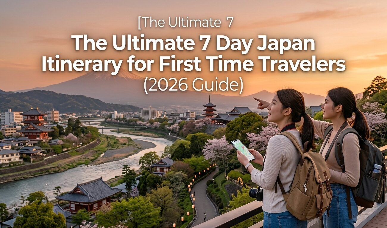 The Ultimate 7 Day Japan Itinerary for First Time Travelers (2026 Guide)