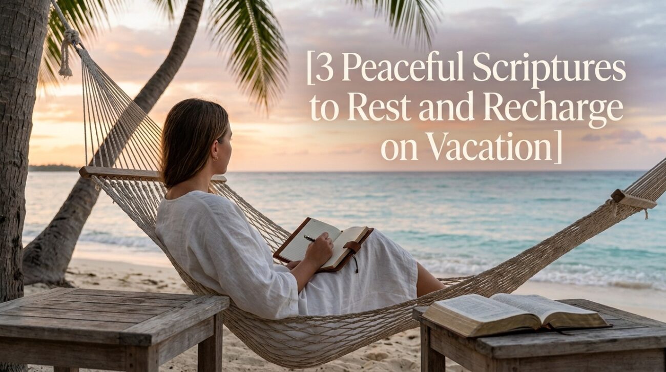 3 Peaceful Scriptures to Rest and Recharge on Vacation