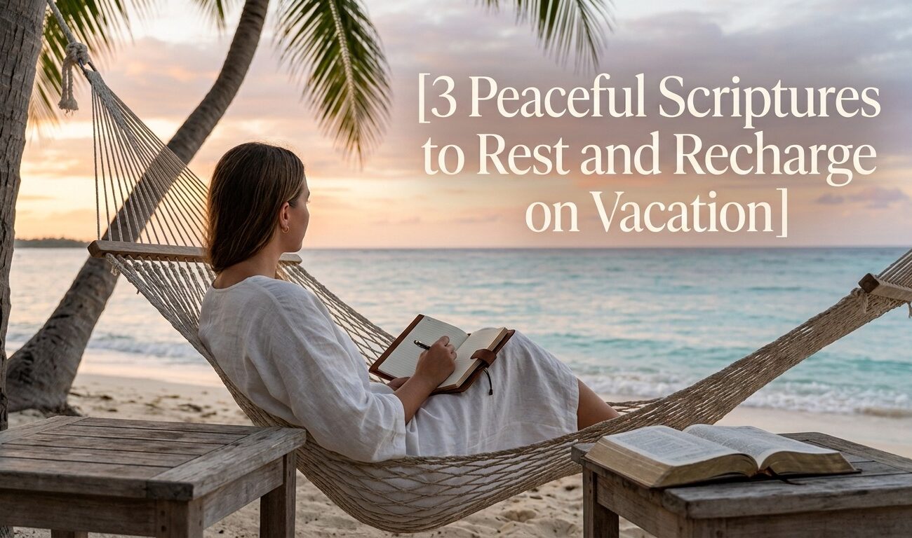3 Peaceful Scriptures for Vacation to Rest and Recharge on Vacation
