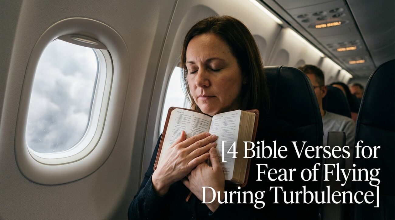 4 Bible Verses for Fear of Flying During Turbulence