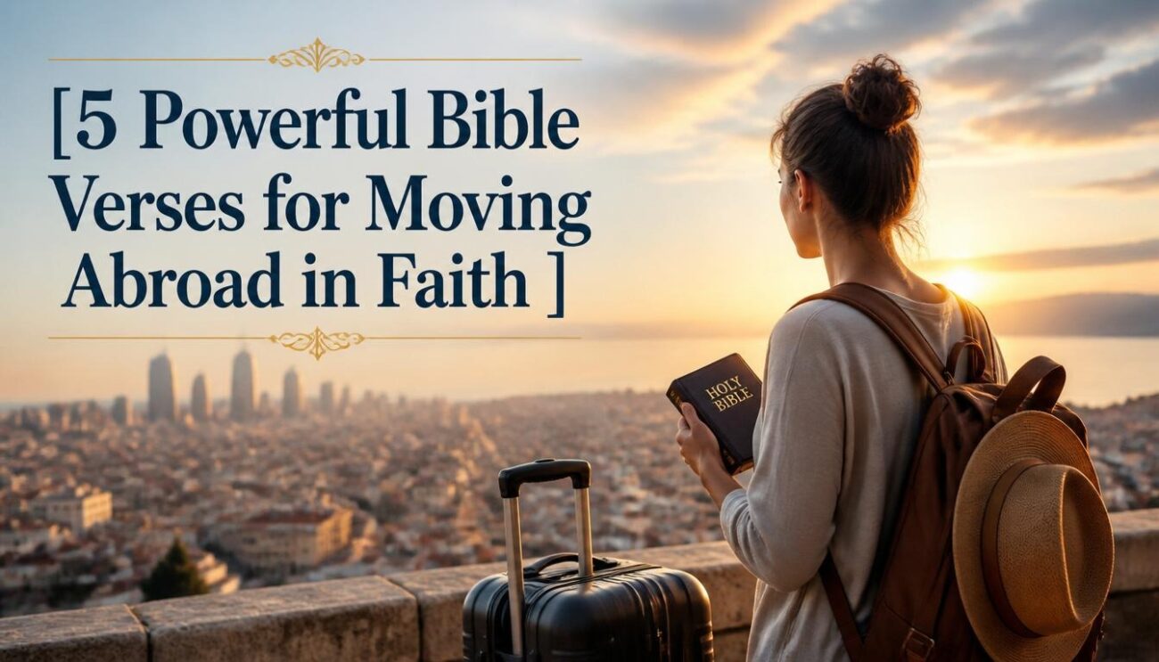 5 Powerful Bible Verses for Moving Abroad in Faith