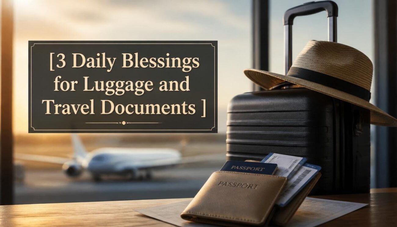 3 Daily Blessings for Luggage and Travel Documents