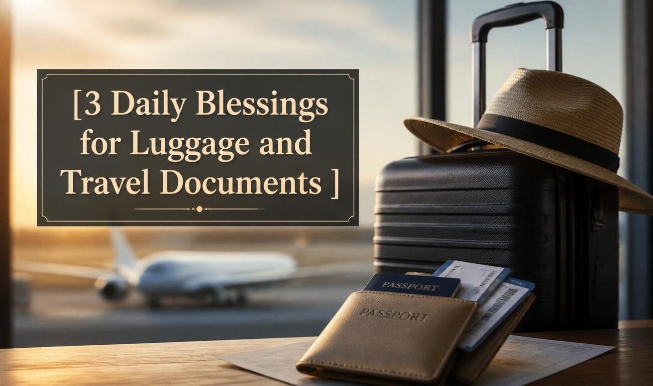 3 Daily Blessings for Luggage and Travel Documents