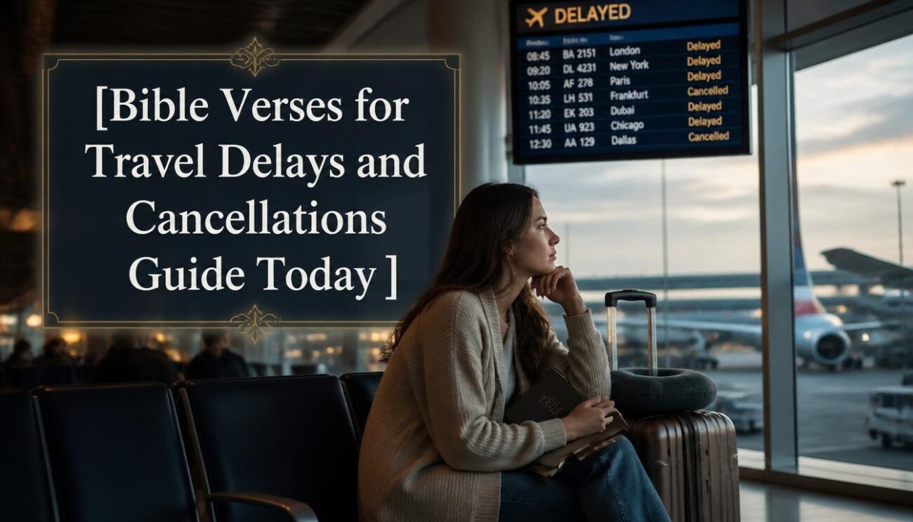 Bible Verses for Travel Delays and Cancellations Guide Today 