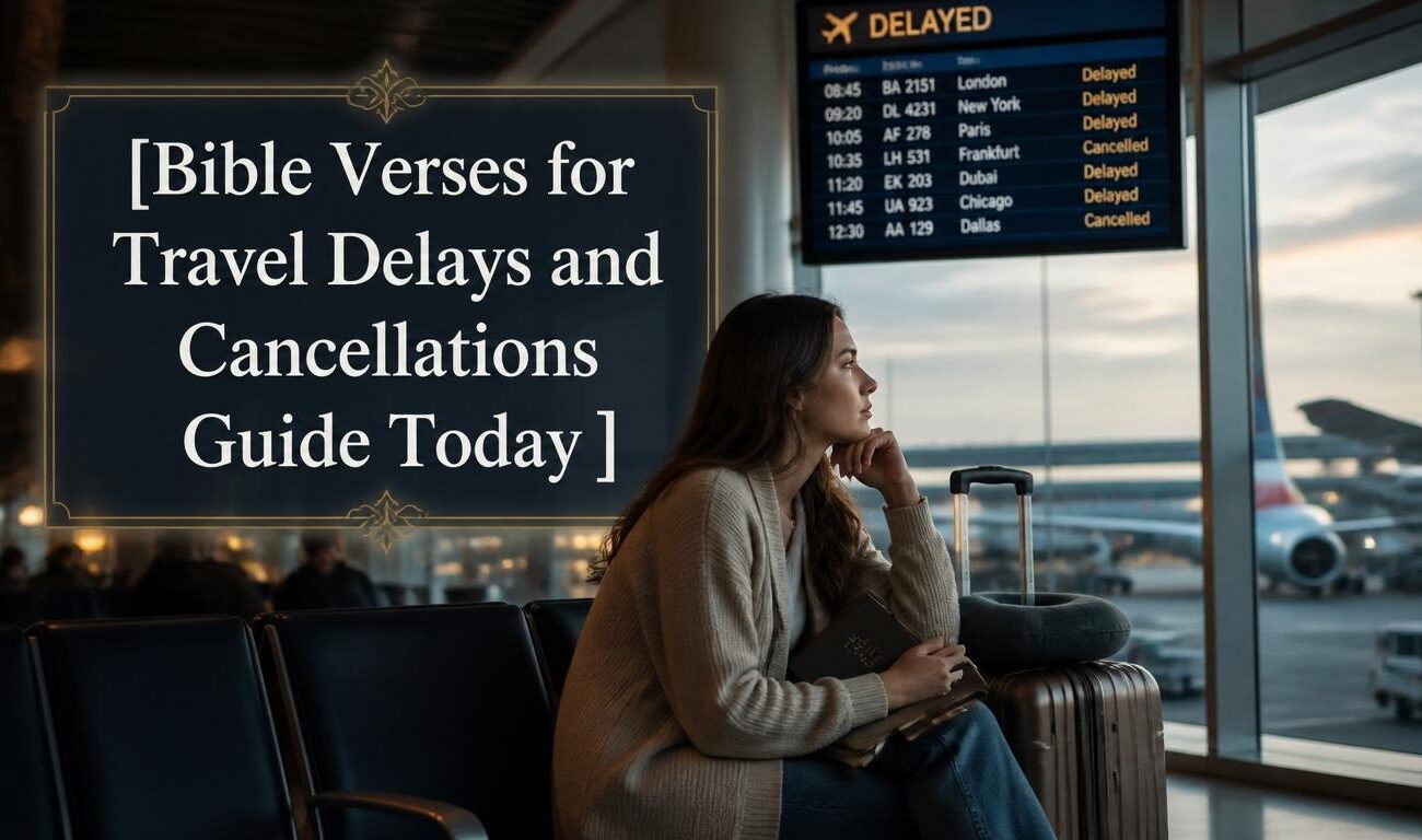 Bible Verses for Travel Delays and Cancellations Guide Today 