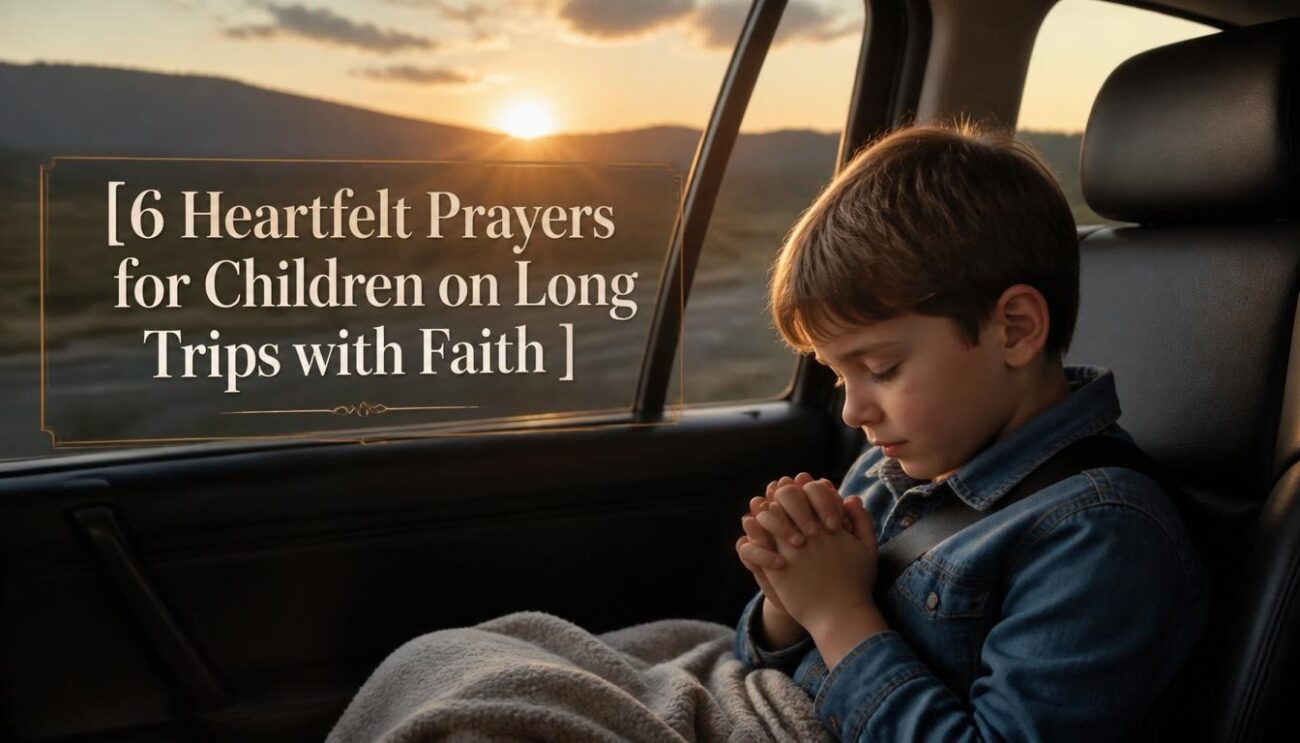 6 Heartfelt Prayers for Children on Long Trips with Faith 