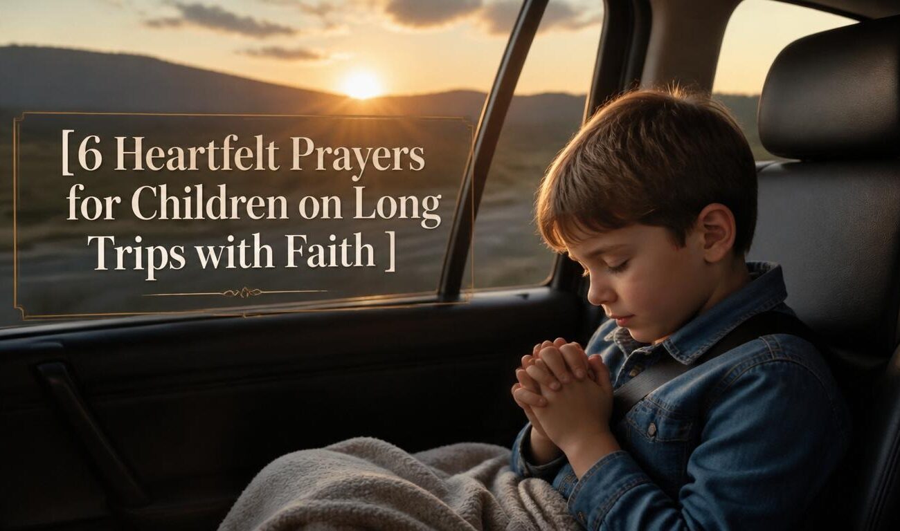 6 Heartfelt Prayers for Children on Long Trips with Faith 