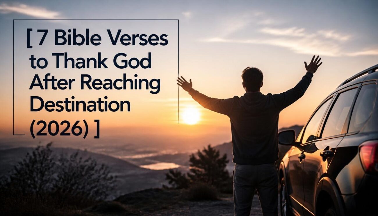 7 Bible Verses to Thank God After Reaching Destination (2026)