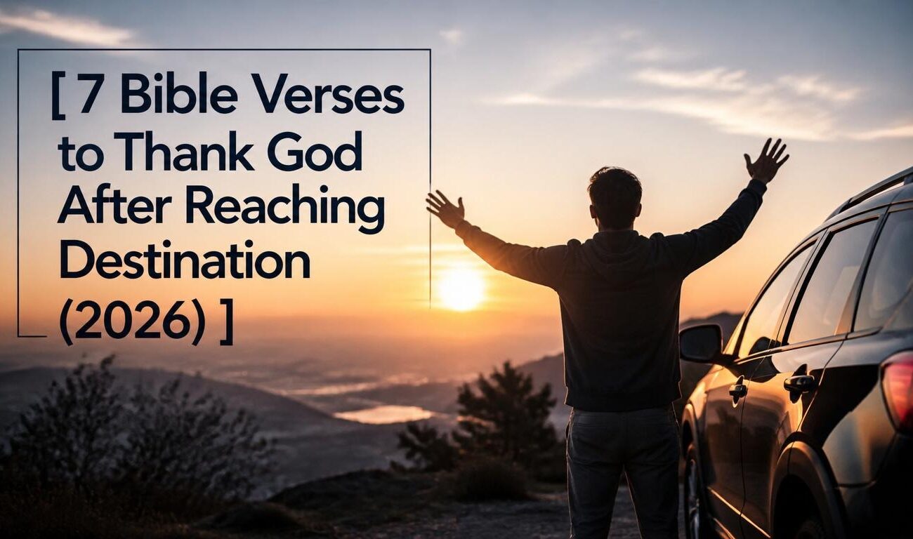 7 Bible Verses to Thank God After Reaching Destination (2026) 