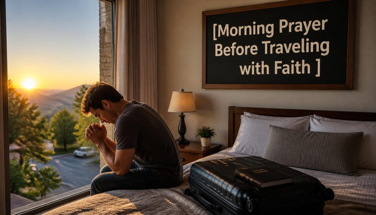 Morning Prayer Before Traveling with Faith