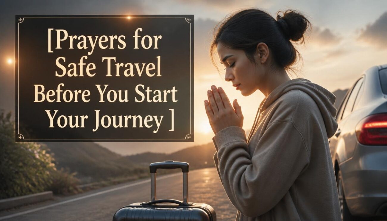Prayers for Safe Travel Before You Start Your Journey