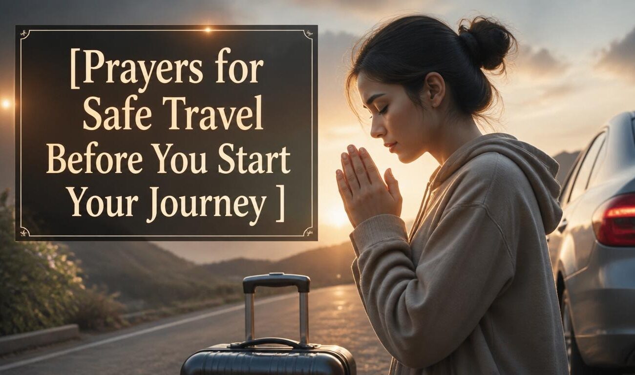 Prayers for Safe Travel Before You Start Your Journey