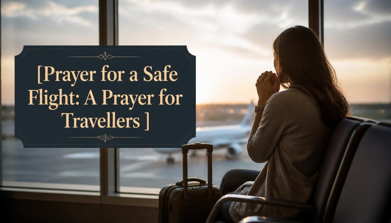 Prayer for a Safe Flight: A Prayer for Travellers