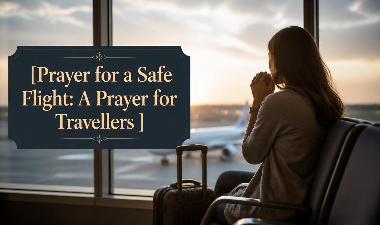 Prayer for a Safe Flight: A Prayer for Travellers