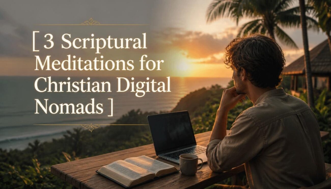 3 Scriptural Meditations for Christian Digital Nomads