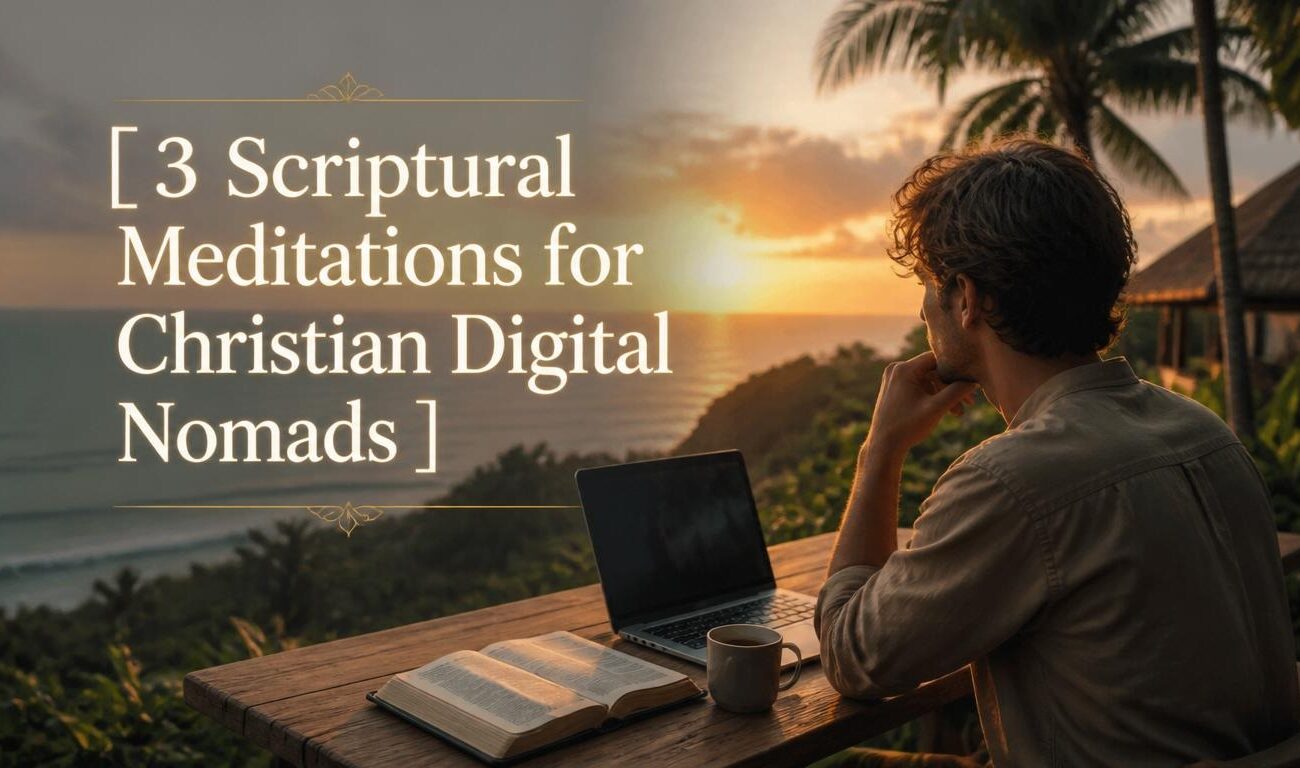 3 Scriptural Meditations for Christian Digital Nomads