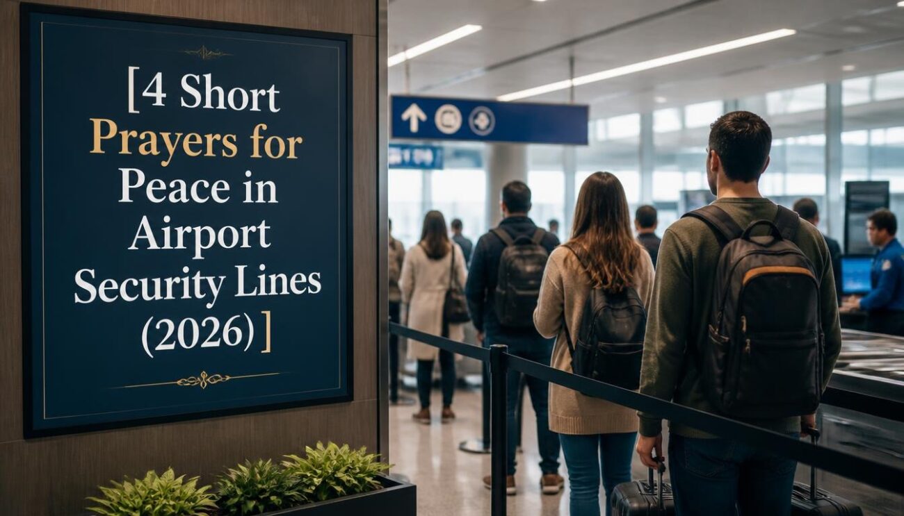 4 Short Prayers for Peace in Airport Security Lines (2026) 