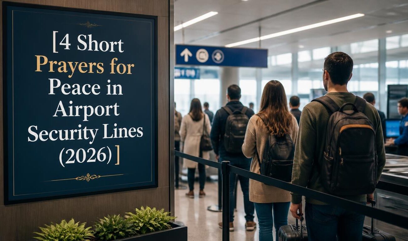 4 Short Prayers for Peace in Airport Security Lines (2026) 