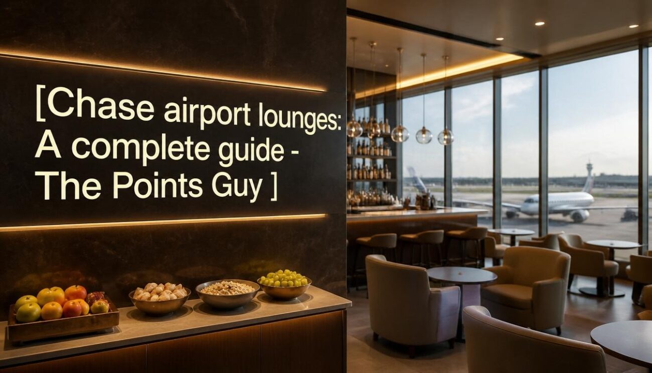 Chase airport lounges: A complete guide - The Points Guy 