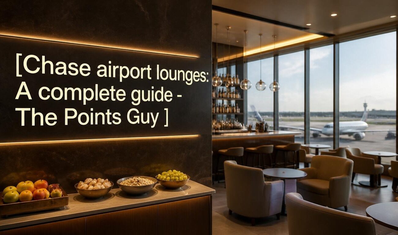 Chase airport lounges: A complete guide – The Points Guy 
