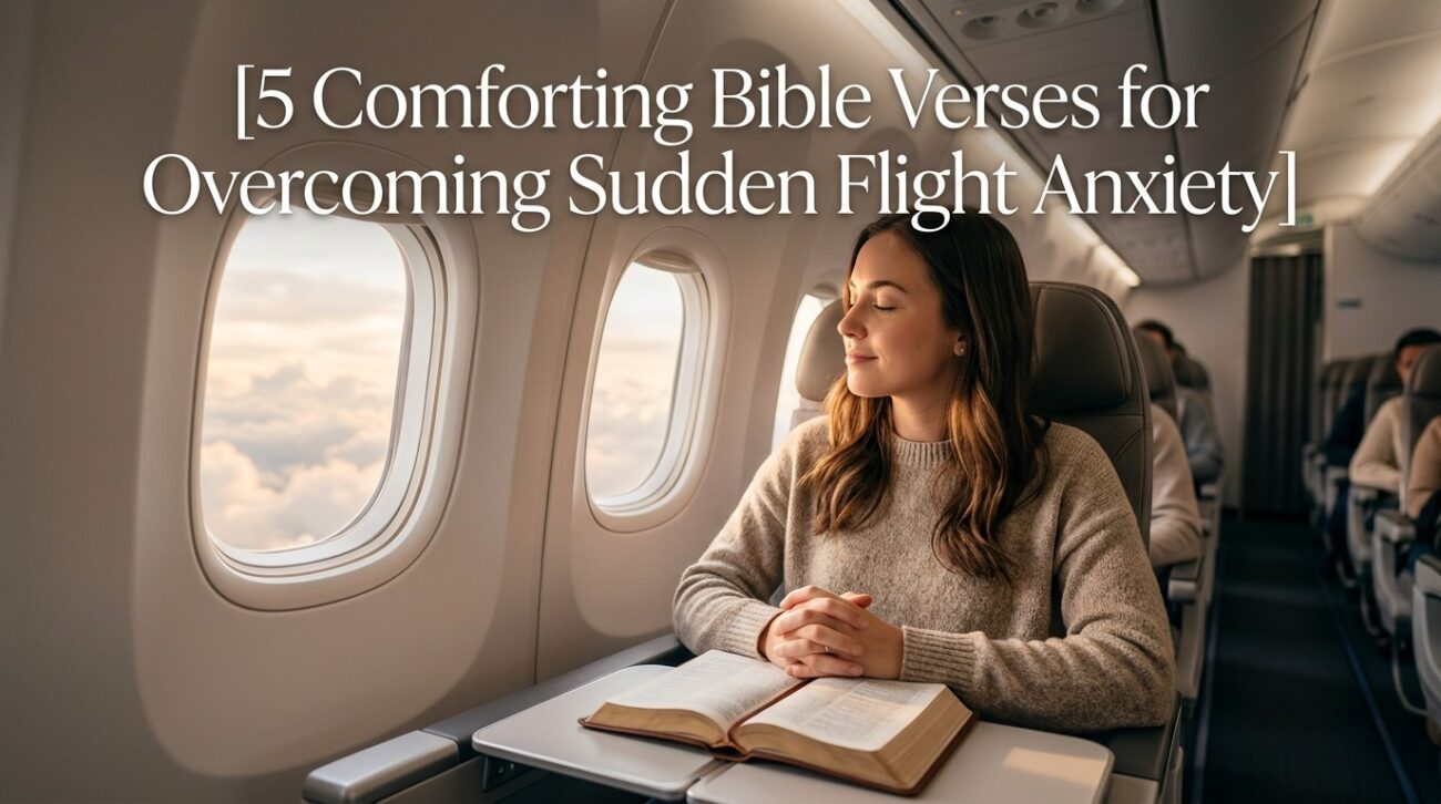 5 Comforting Bible Verses for Flight Anxiety