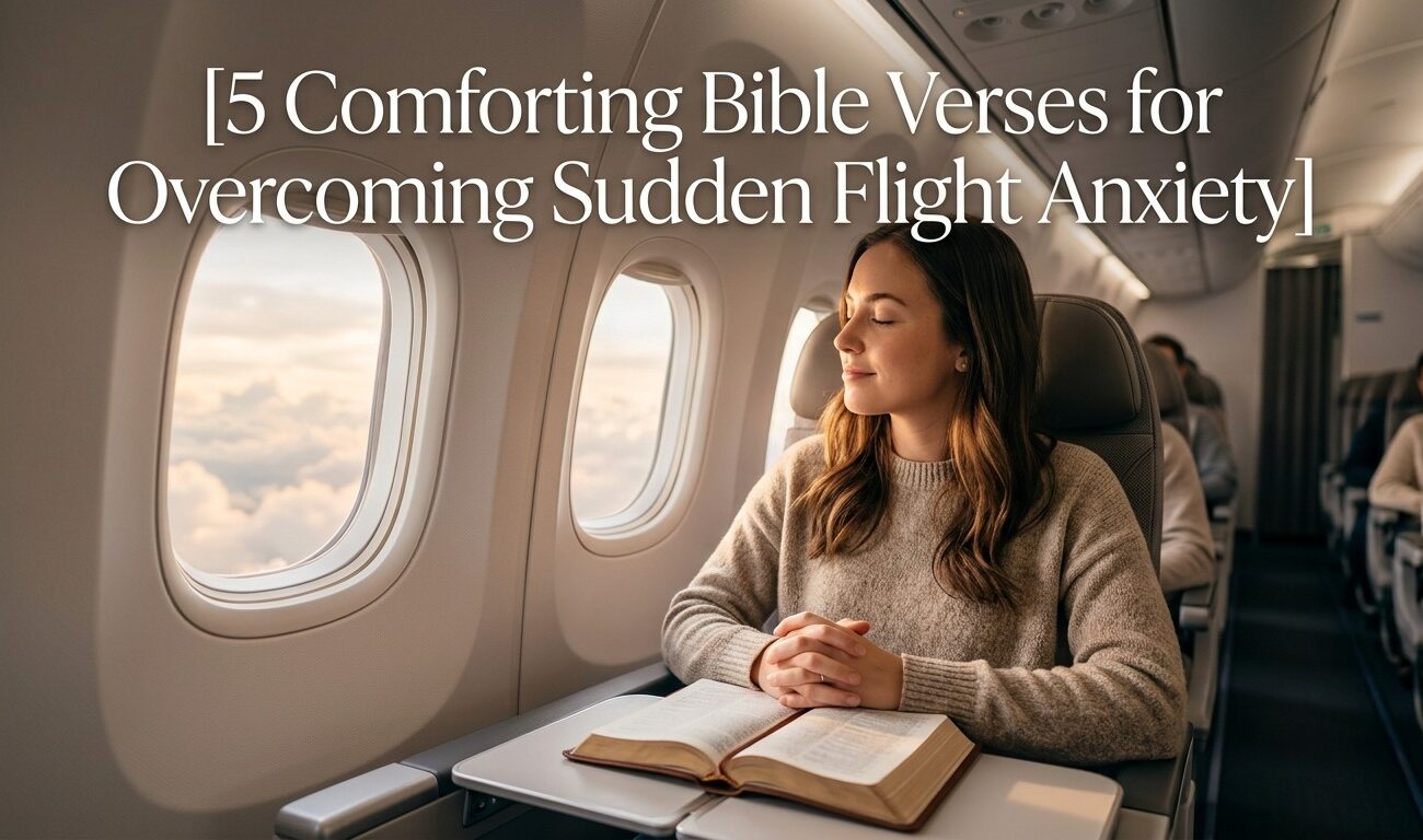5 Comforting Bible Verses for Flight Anxiety