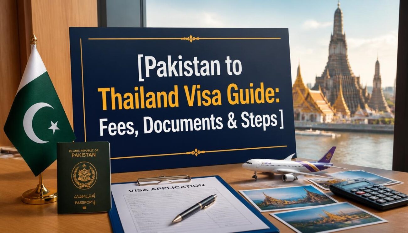 Pakistan to Thailand Visa Guide: Fees, Documents & Steps