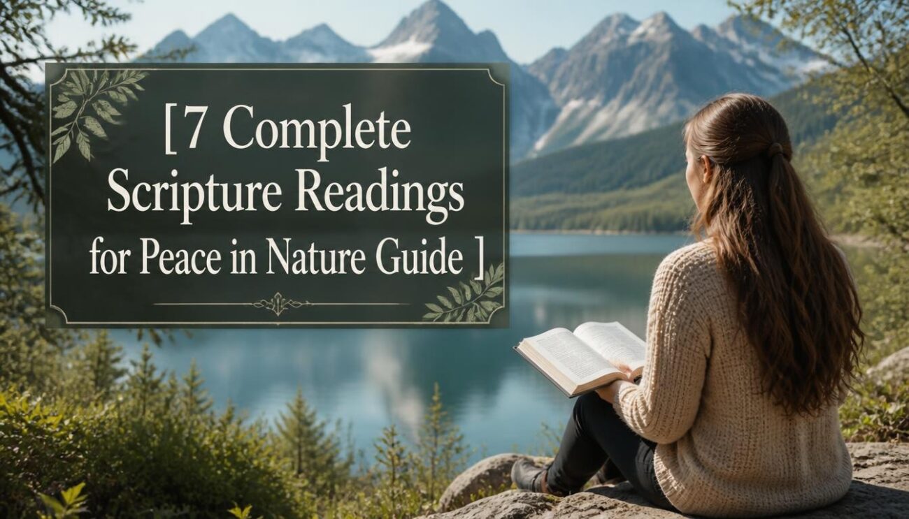 7 Complete Scripture Readings for Peace in Nature Guide
