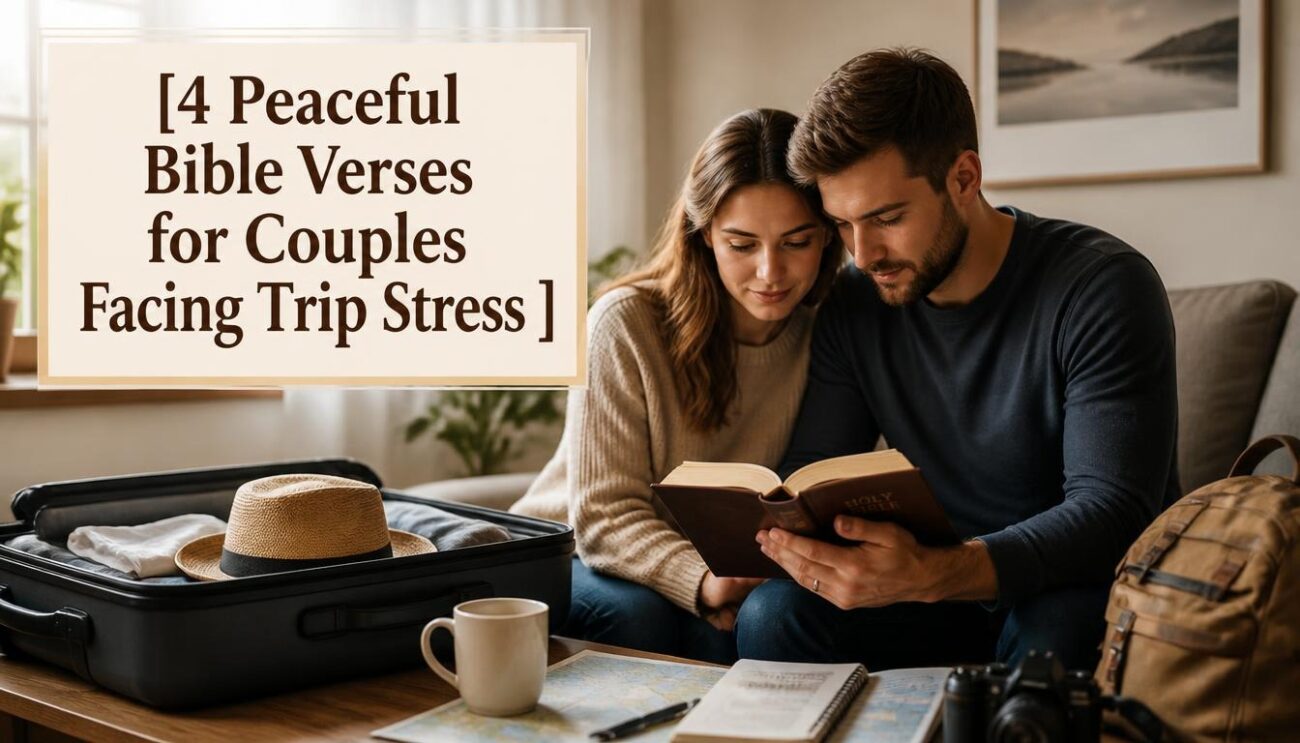 4 Peaceful Bible Verses for Couples Facing Trip Stress