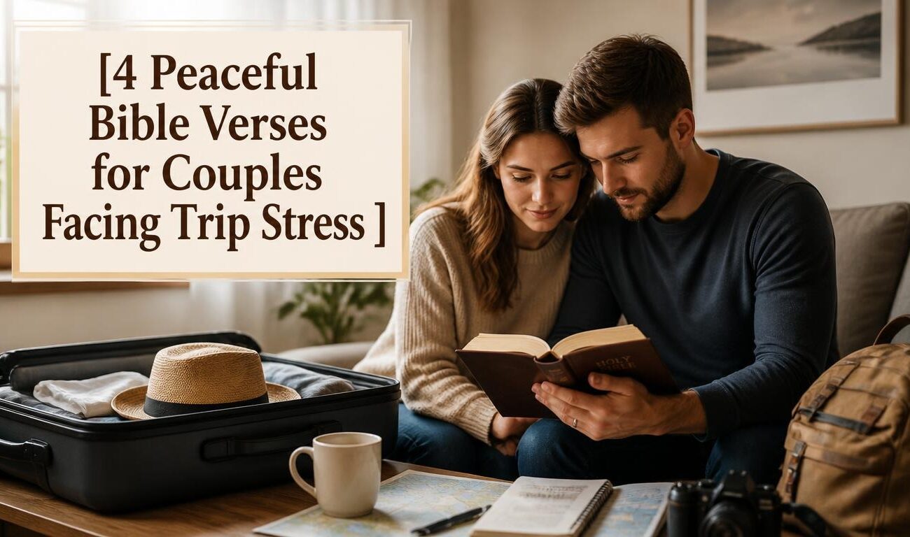 4 Peaceful Bible Verses for Couples Facing Trip Stress