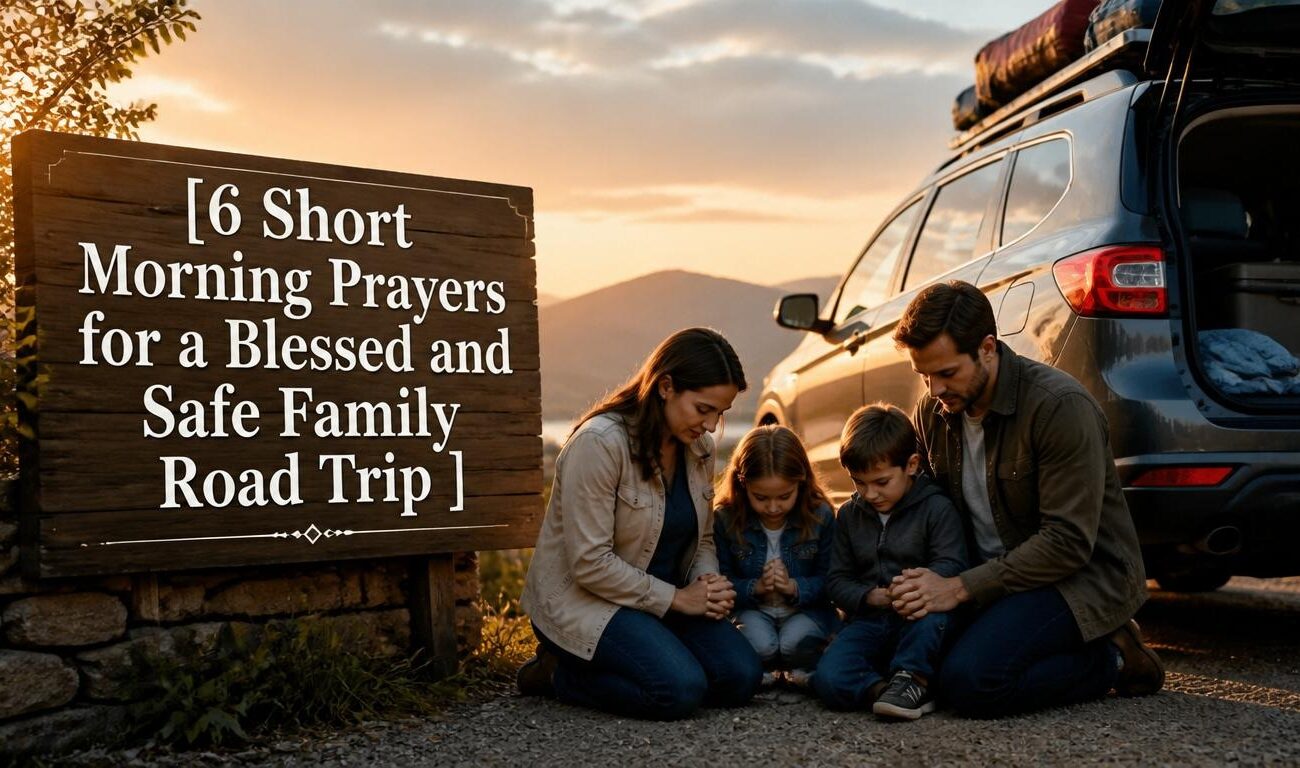6 Short Morning Prayers for a Blessed and Safe Family Road Trip Prayer