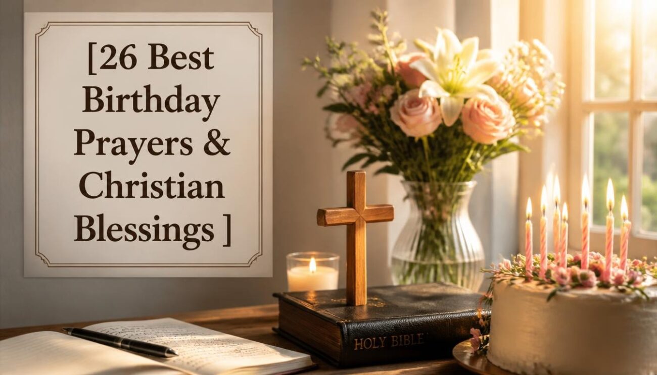 26 Best Birthday Prayers & Christian Blessings 