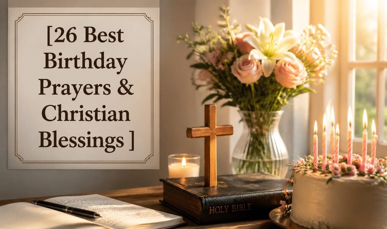 26 Best Birthday Prayers & Christian Blessings 