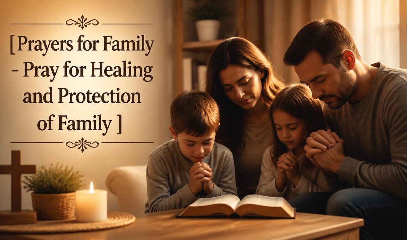 Prayers for Family – Pray for Healing and Protection of Family 