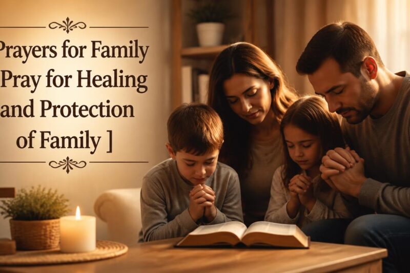 Prayers for Family - Pray for Healing and Protection of Family