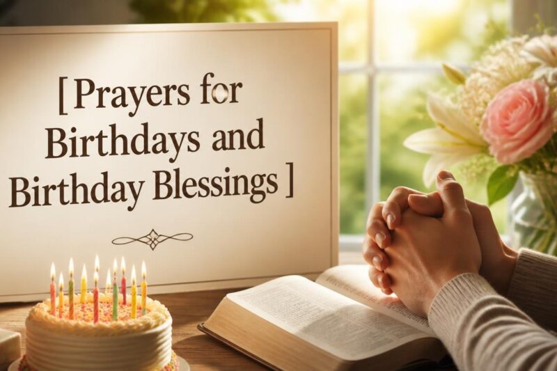 Prayers for Birthdays and Birthday Blessings