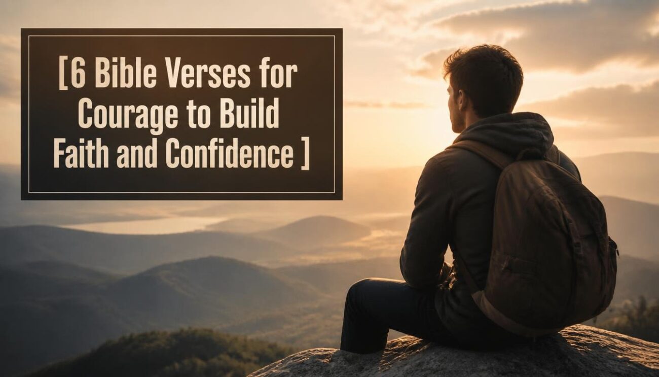 6 Bible Verses for Courage to Build Faith and Confidence 