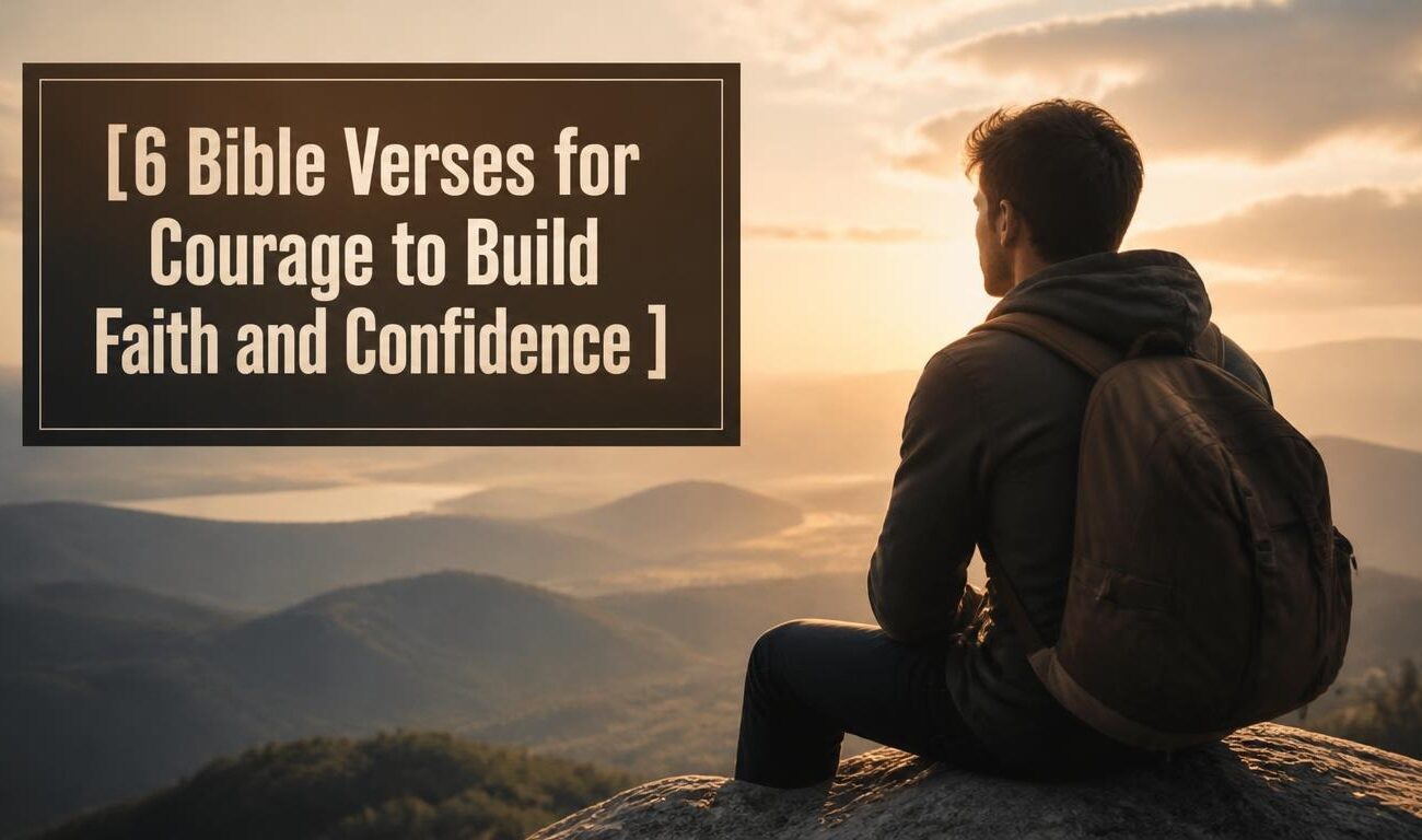 6 Bible Verses for Courage to Build Faith and Confidence 