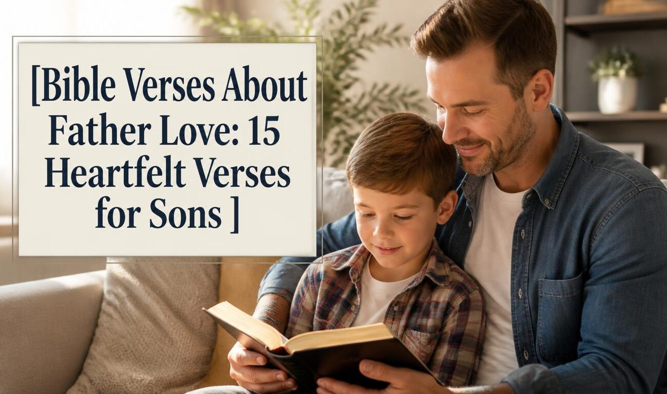Bible Verses About Father Love: 15 Heartfelt Verses for Sons