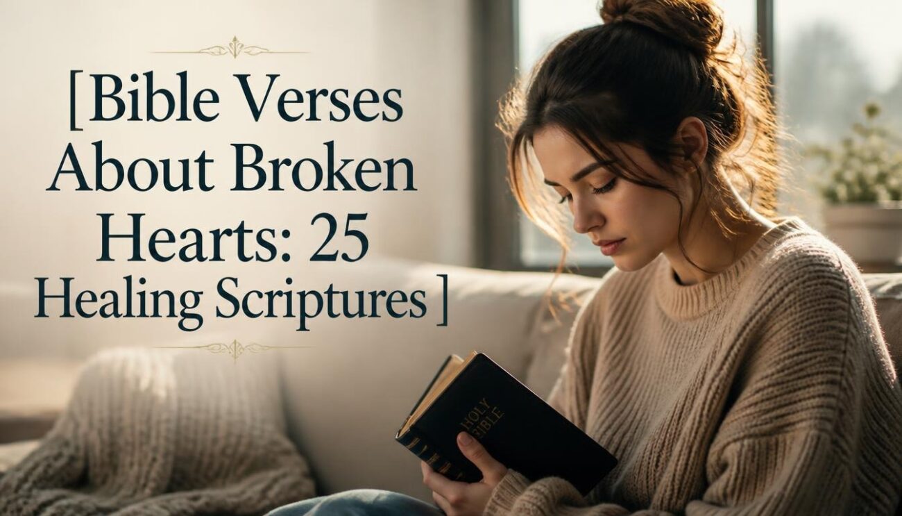 Bible Verses About Broken Hearts: 25 Healing Scriptures