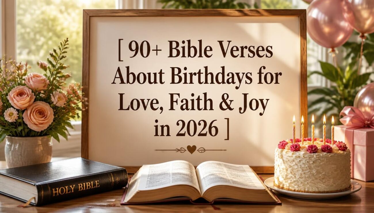 90+ Bible Verses About Birthdays for Love, Faith & Joy in 2026