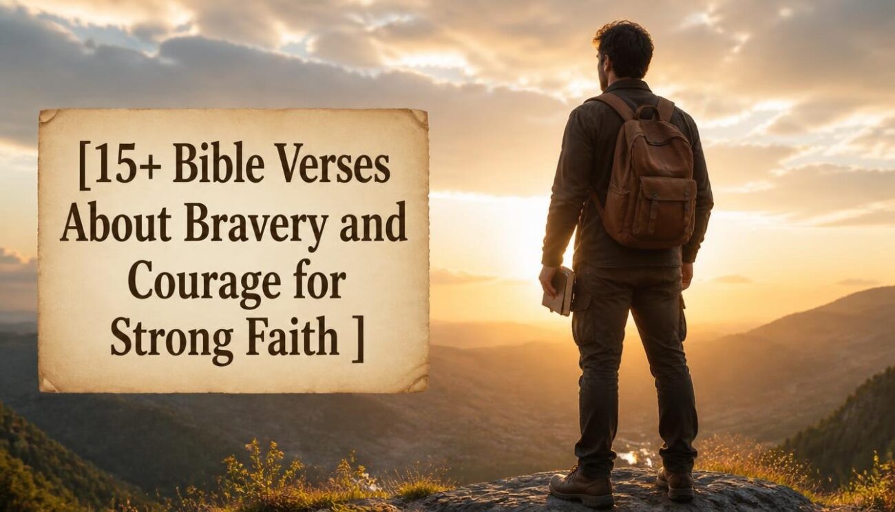 15+ Bible Verses About Bravery and Courage for Strong Faith
